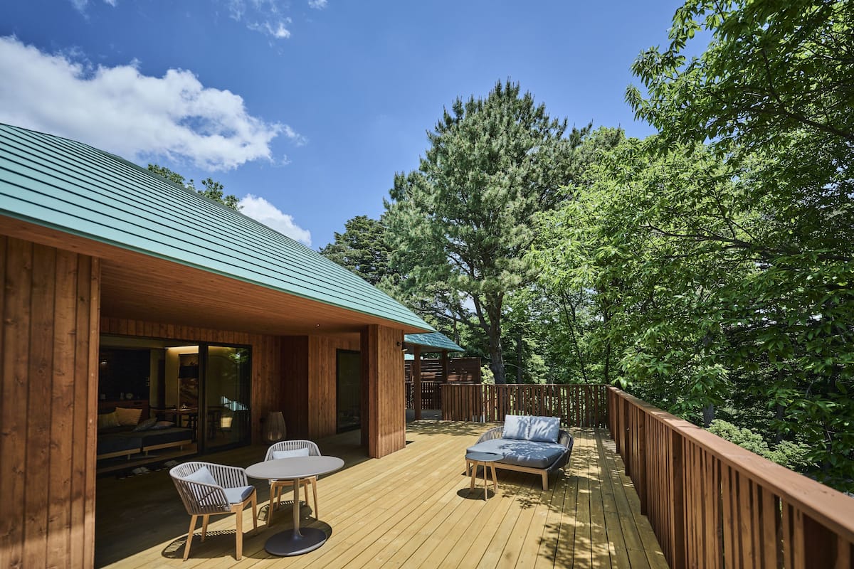 Villa Exécutive, non-fumeurs (Terrace Villa Suite, Hot Spring) | 2 chambres, draps en coton égyptien, literie de qualité supérieure