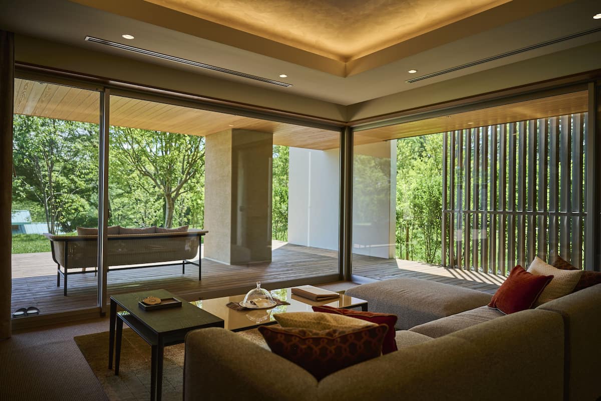 Suite Junior, non-fumeurs (Forest View, Private Hot Spring) | 2 chambres, draps en coton égyptien, literie de qualité supérieure