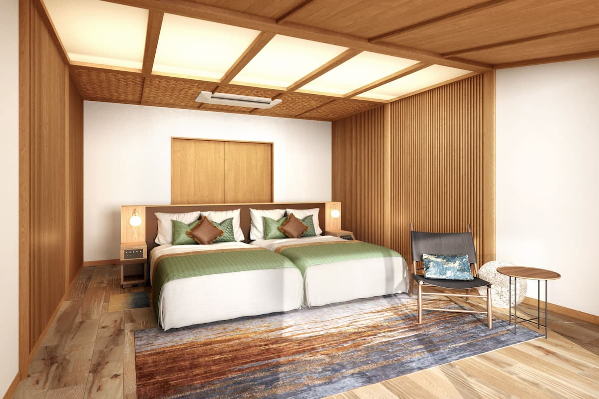 2 bedrooms, egyptian cotton sheets, premium bedding, down duvets