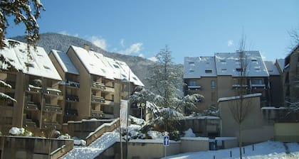 Studio cosy à Luchon - Balcon, garage privé, animaux admis, télécabine à proximité