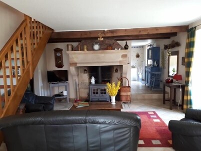 Charming Restored Lorraine Home: Fireplace, Terrace, Near Verdun & Bar-le-Duc