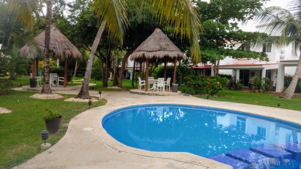 Alberca al aire libre 