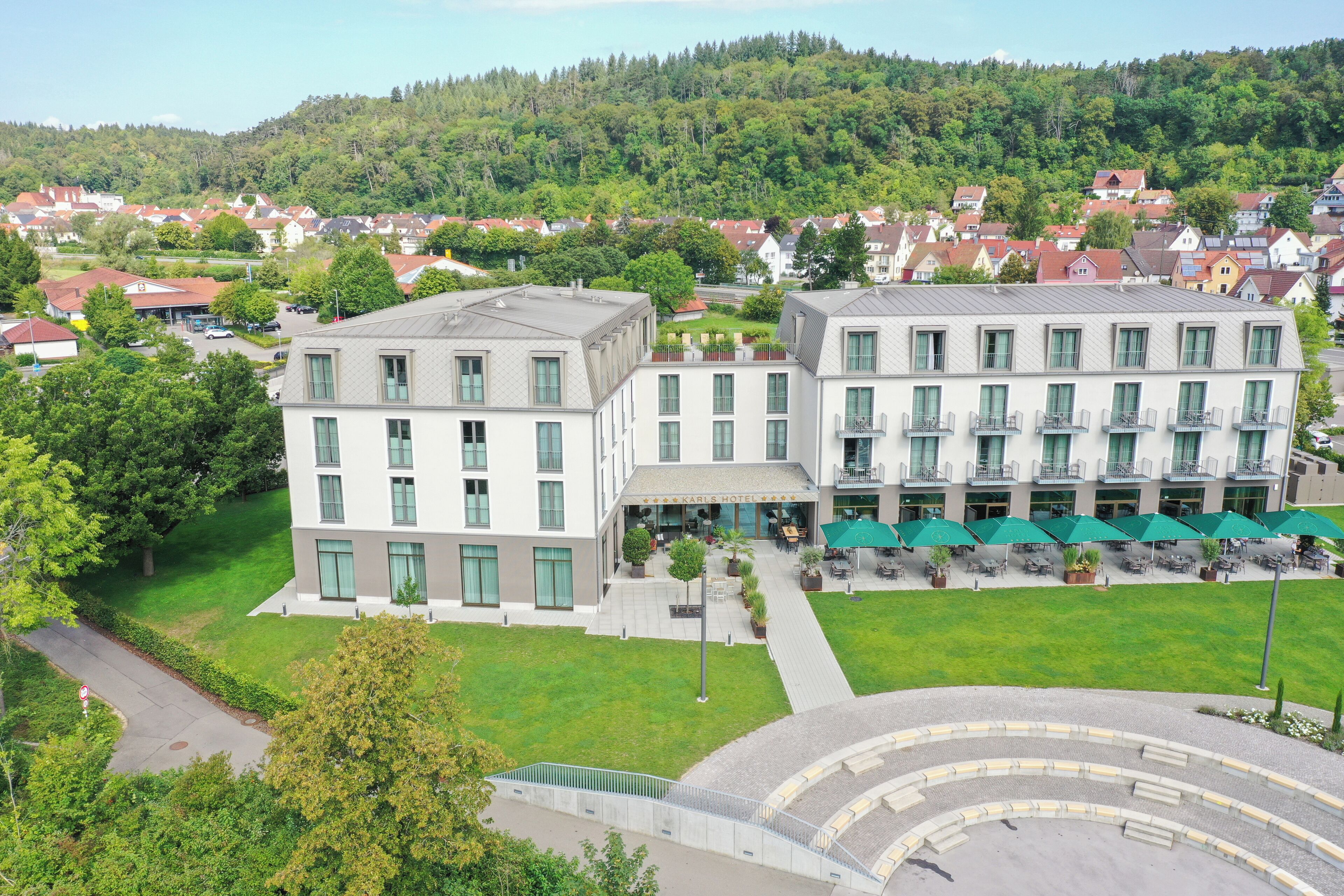 Fassade der Unterkunft