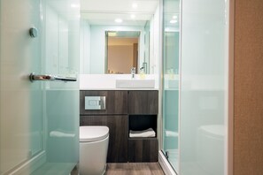 Ducha, cabezal de ducha tipo lluvia, artículos de tocador gratuitos