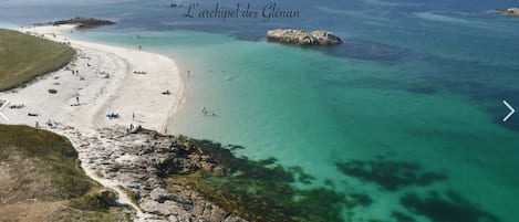 Aan het strand
