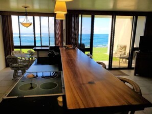 Interior - Oceanfront Condo with A/C, 10 Steps to the Ocean, Ground Floor, Kuhio Shores 112 (Koloa)