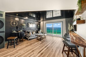 Condo, 1 King Bed with Sofa bed (The Summit 1107) | Living area