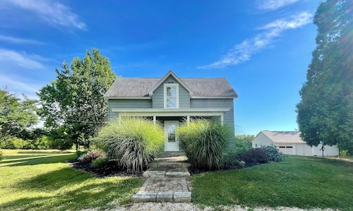 Secluded lake house on 6 acres, with trails and easy access to Brookville Lake.