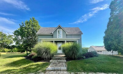 Secluded lake house on 6 acres, with trails and easy access to Brookville Lake.