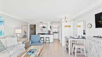 Condo, 1 King Bed with Sofa bed (The Summit 1121) | Living area