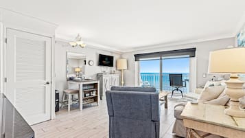 Condo, 1 King Bed with Sofa bed (The Summit 1121) | Living area