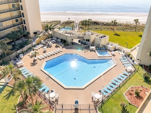 Studio, 2 Queen Beds (Top of the Gulf 607) | Pool - Top Of The Gulf 607 (Panama City Beach)