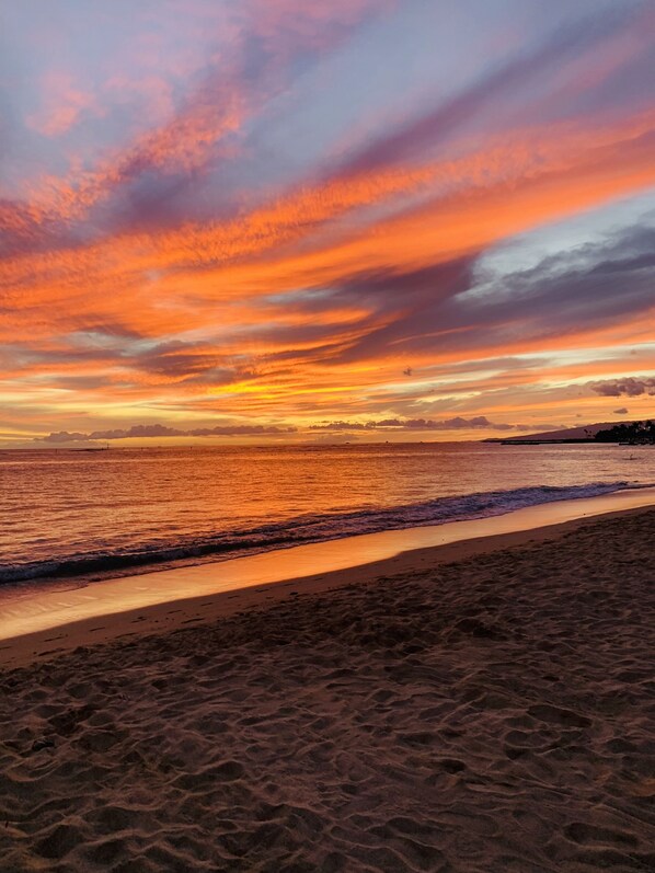 Una spiaggia nelle vicinanze