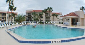 A heated pool - Ocean Village Club I33, Elevator, 2 Pools (1 Heated) Ocean View (St. Augustine)