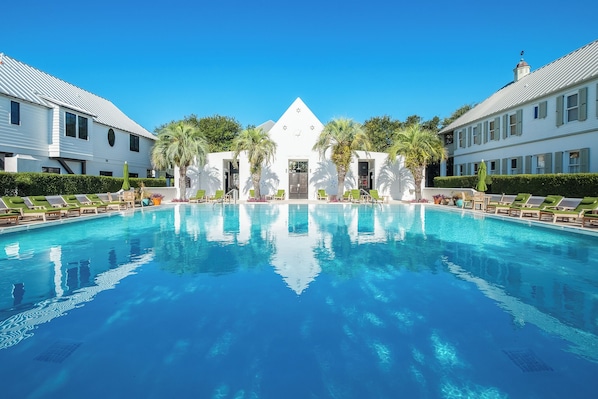 Indoor pool, a heated pool