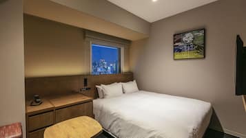 Blackout curtains, iron/ironing board, free WiFi, bed sheets