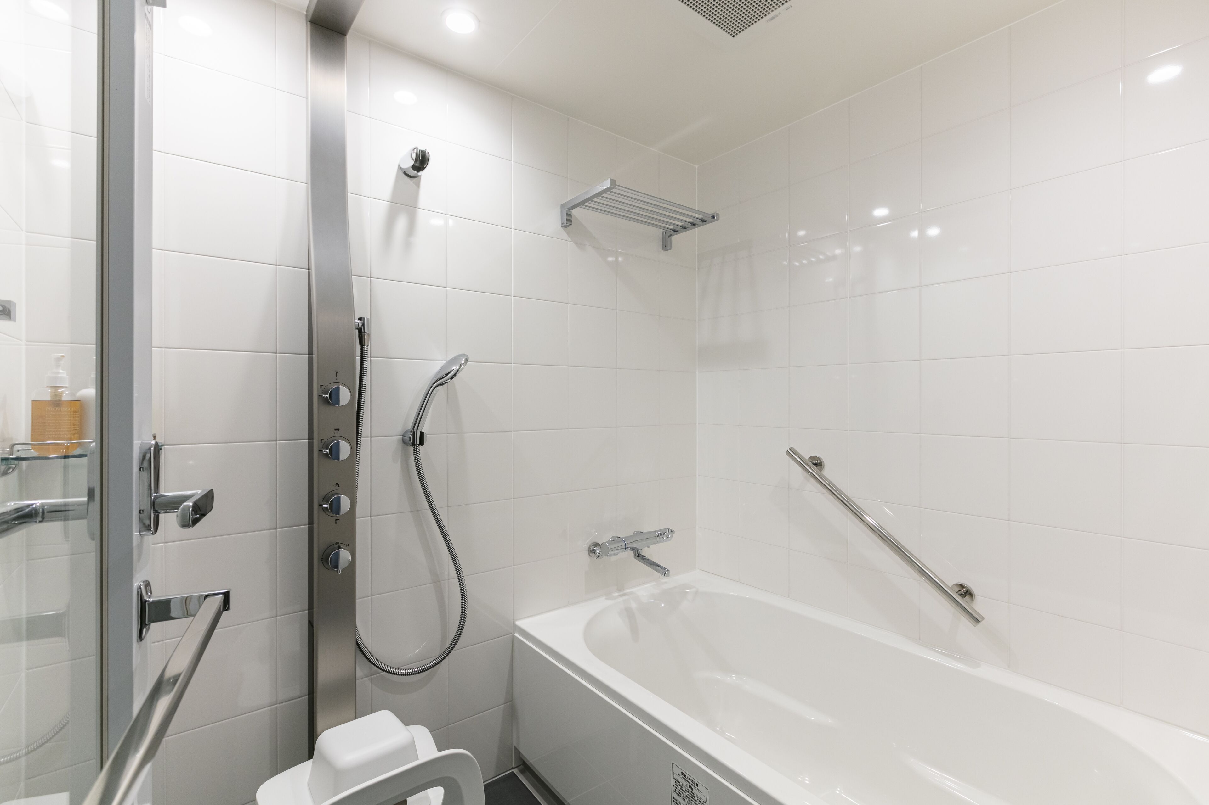 free toiletries, hair dryer, slippers, electronic bidet