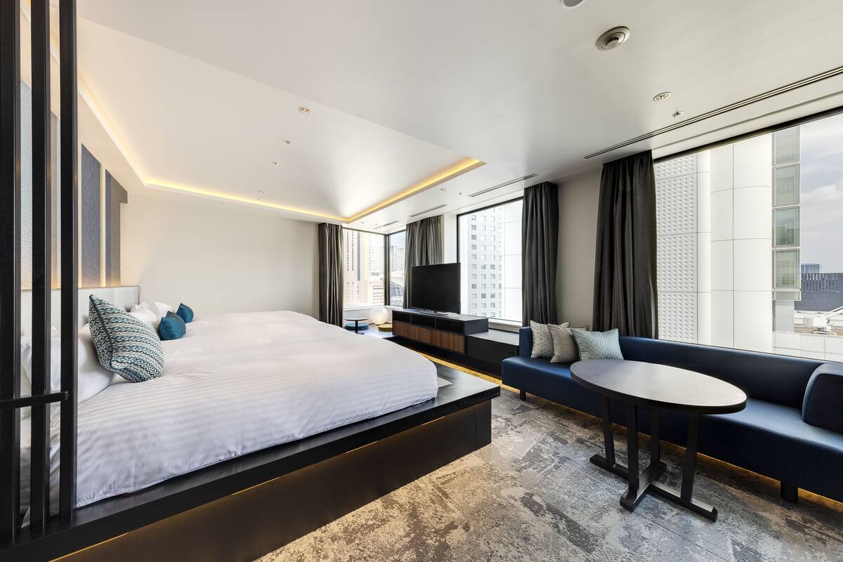 普通雙床房, 非吸煙房 (57 square meters, Japanese Suite) | 羽絨被、房內夾萬、書桌、免費 Wi-Fi