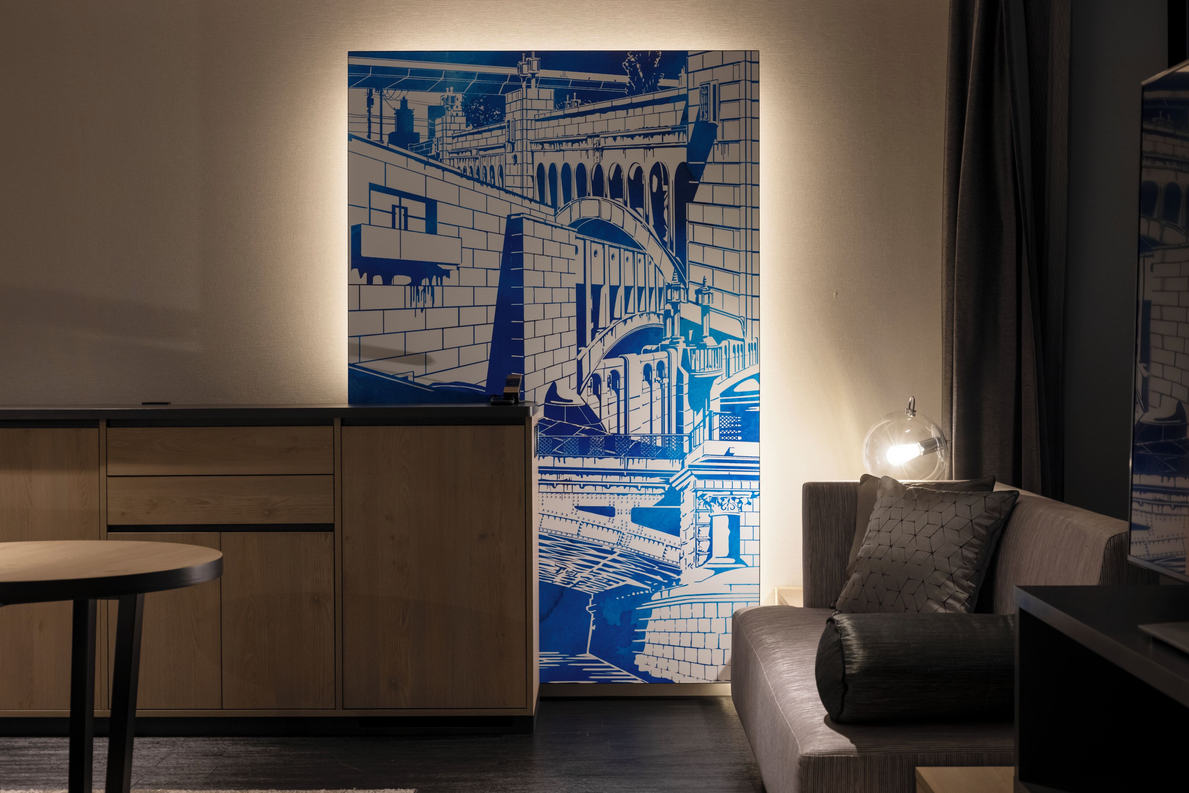 junior suite twin room, non smoking (56 square meters) | 1 bedroom, down duvets, in-room safe, desk