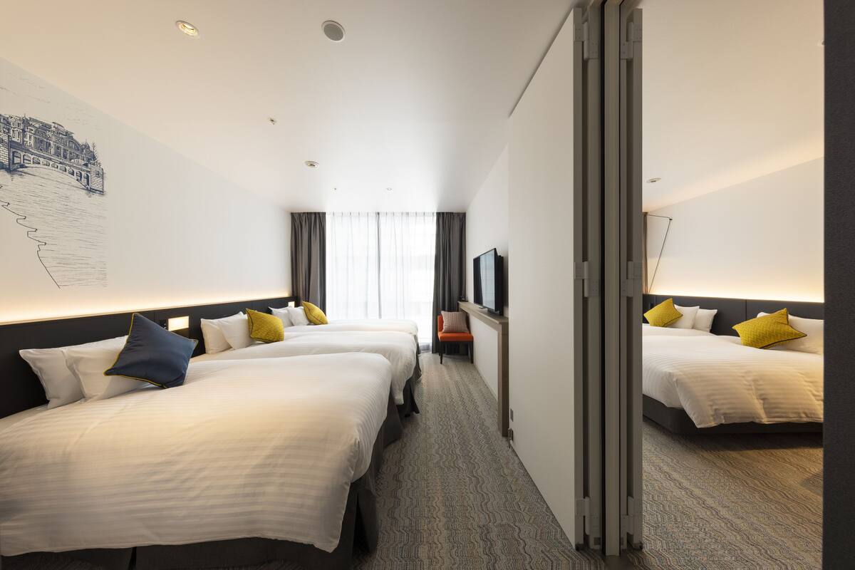 客房, 非吸煙房 (50 sqm, Connecting Room) | 羽絨被、房內夾萬、書桌、免費 Wi-Fi