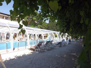 Indoor pool, outdoor pool