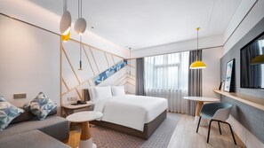 1 Schlafzimmer, Zimmersafe, Schreibtisch, schallisolierte Zimmer