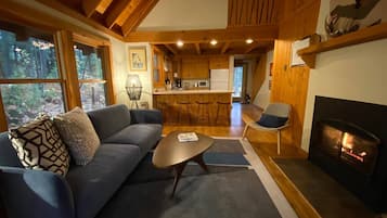 Télévision, cheminée