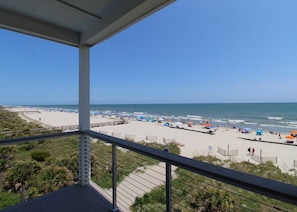 On the beach - Oceanfront Corner Condo w/Beautiful Views~Folly Beach Suites 3A (Folly Beach)
