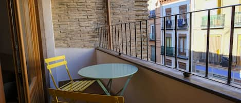 Appartamento Deluxe, 2 camere da letto, balcone | Terrazza/patio