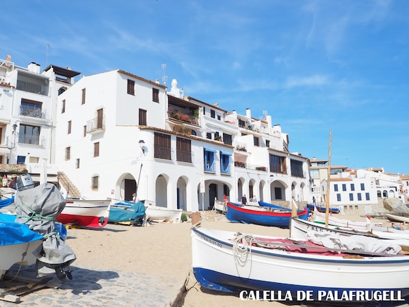 Vlak bij het strand