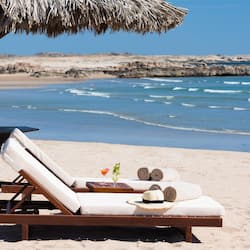 Private beach