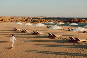 Een privéstrand