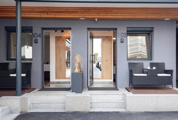 Comfort Double Room, Patio | View from room - Hotel Modus (Salzburg)