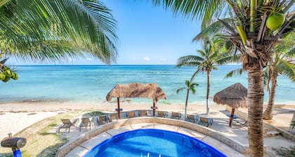 Beautiful beachside condo with Caribbean view! AC & WiFi included.