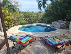 Outdoor pool - Beautiful home with ocean views (Playa Samara, Nicoya)