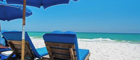 Accommodatie ligt op het strand