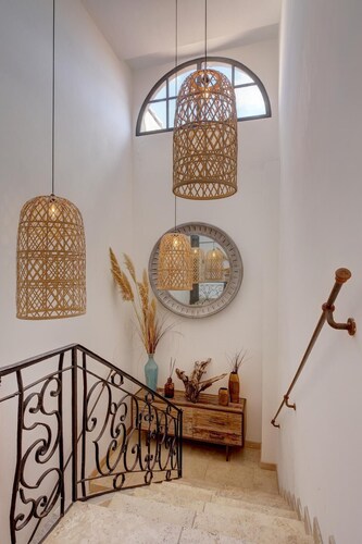 Cozy mezzanine in historic building, comfort assured