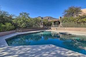A heated pool - Serene Desert Escape w/ Porch & Resort-Style Perks (Tucson)