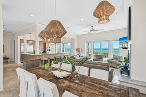 Interior - Gulf Front! Private Pool and Sitting Spa! Gated Community! Elevator! Bikes! (Santa Rosa Beach)