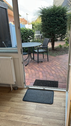 Daubs Inseloase – Apartment 7 mit Terrasse, hundefreundlich & strandnah