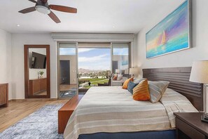 3 habitaciones, caja de seguridad en la habitación y escritorio 