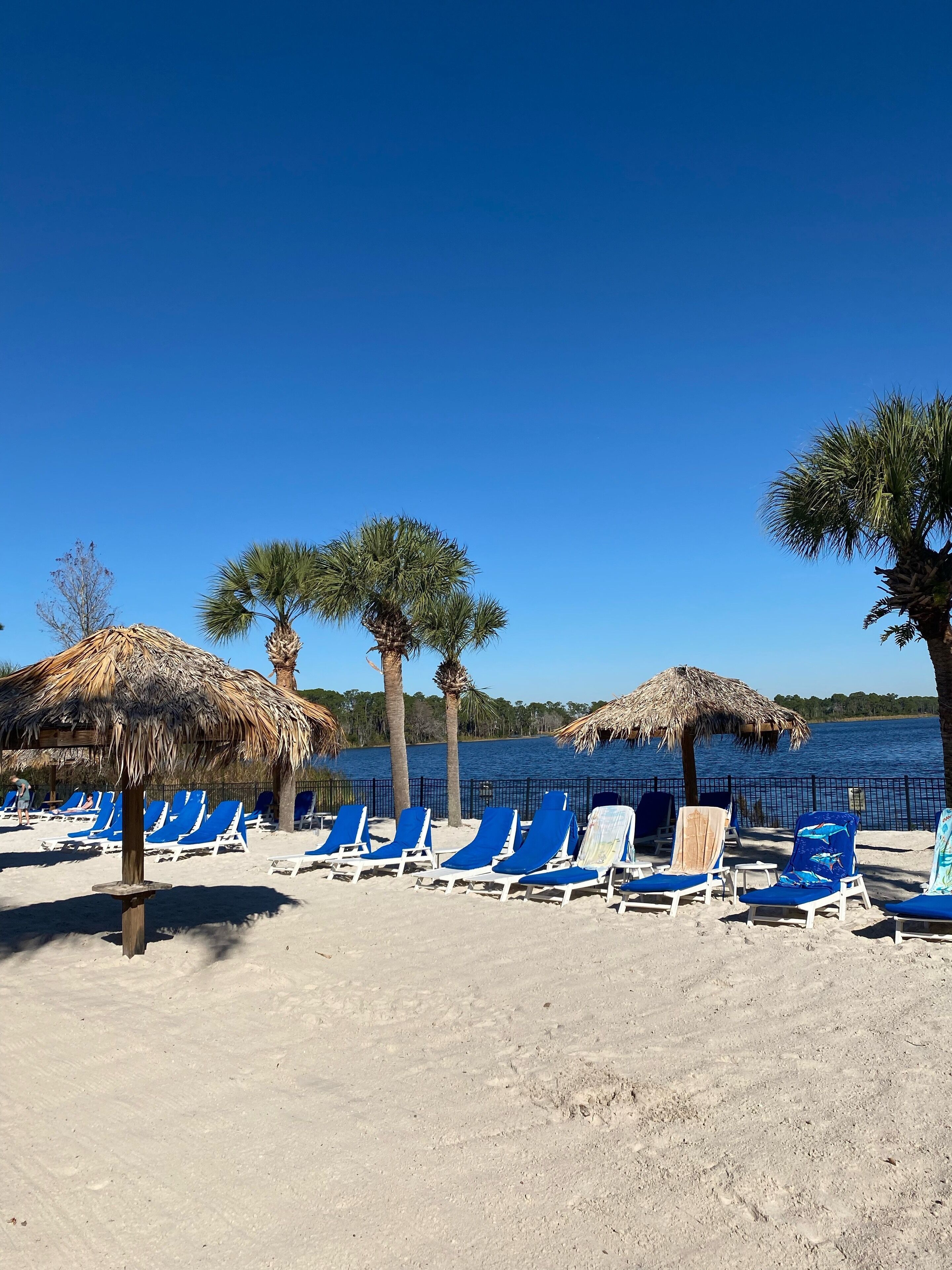 Sun loungers, beach towels