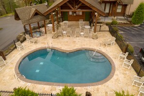 Indoor pool, outdoor pool