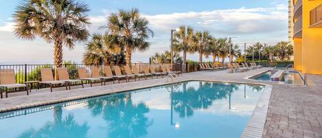 Seasonal outdoor pool