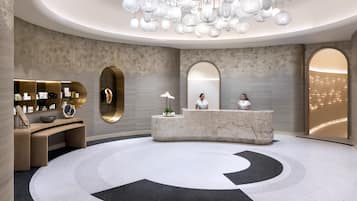 Couples treatment room(s), sauna, steam room, body treatments