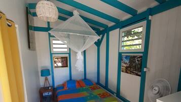 1 bedroom, iron/ironing board, travel crib, WiFi