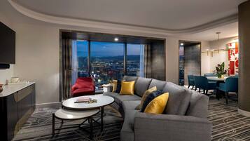 55-inch flat-screen TV with cable channels, TV, Netflix