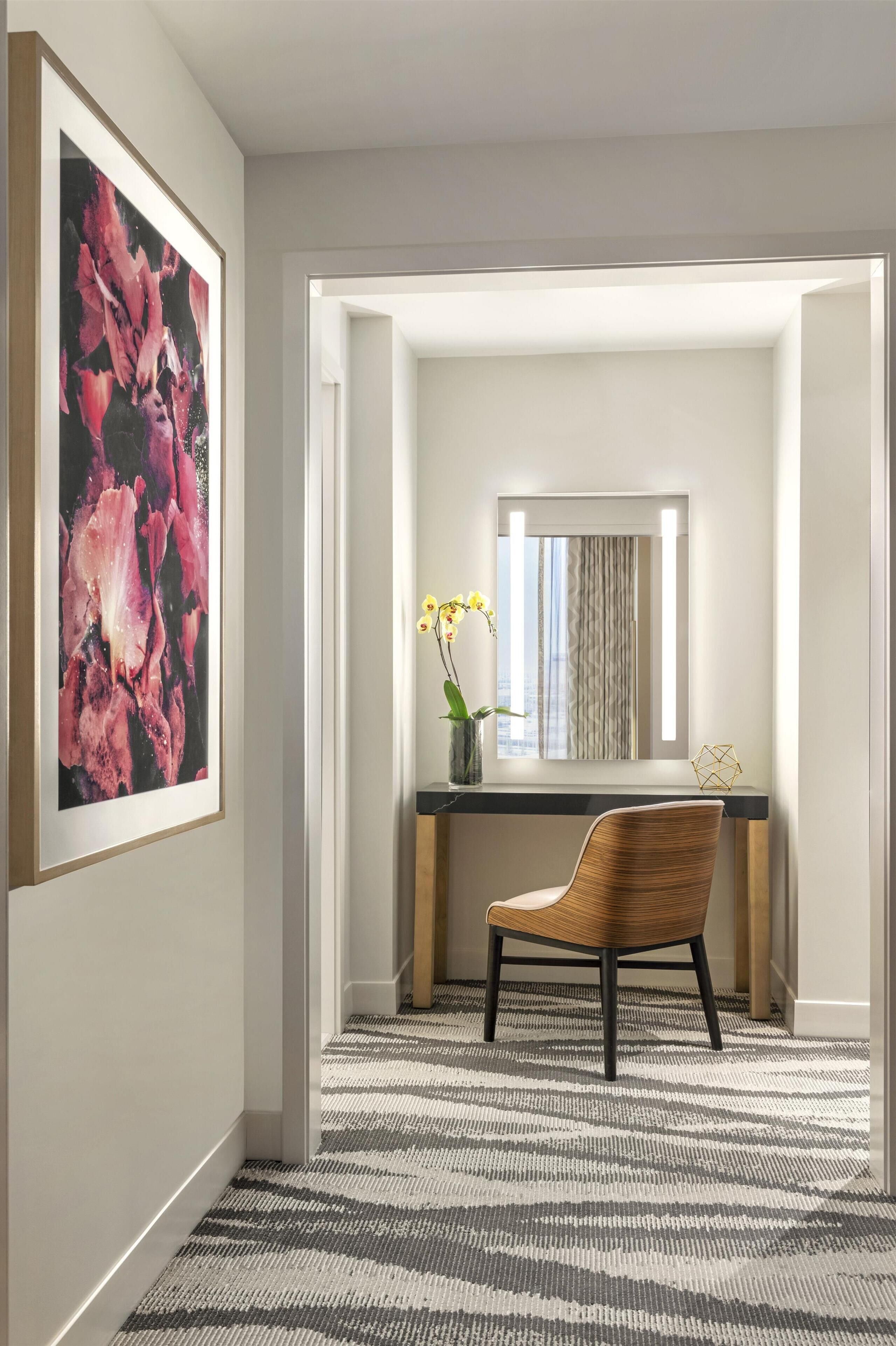 Premium bedding, minibar, in-room safe, laptop workspace