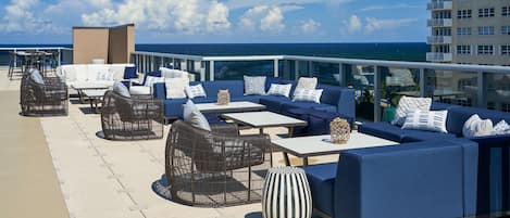 Terrasse sur le toit