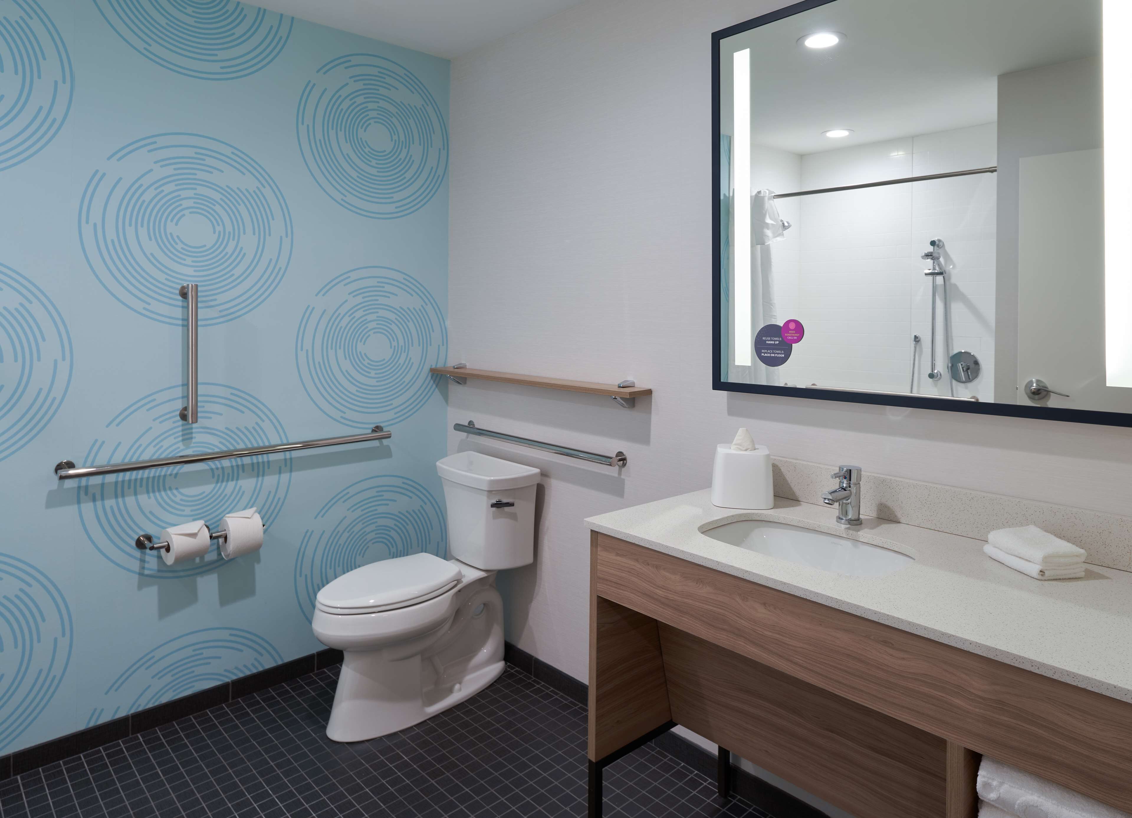 room, 2 queen beds, accessible, bathtub | bathroom | free toiletries, hair dryer, towels, soap